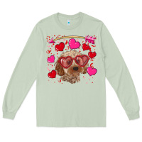 Matcha Valentine's day cockapoo Long Sleeve Tee - RanaPortraitStore