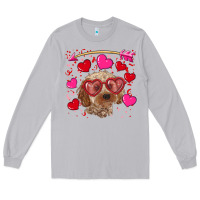Moon Dust Valentine's day cockapoo Long Sleeve Tee - RanaPortraitStore