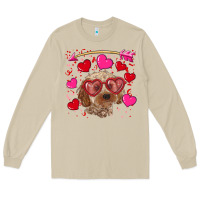 Mushroom Valentine's day cockapoo Long Sleeve Tee - RanaPortraitStore