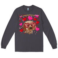 Smoke Valentine's day cockapoo Long Sleeve Tee - RanaPortraitStore