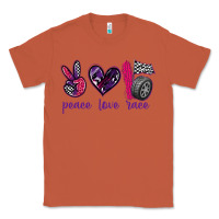 Copper peace love race Classic Tee - texasbilliewilder