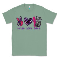 Sage peace love race Classic Tee - texasbilliewilder