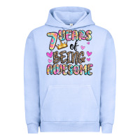 Pigment Grape Ice 7 years of being awesome Urban Hoodie - MaliasSmallBusiness