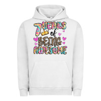 Pigment Lunar Rock 7 years of being awesome Urban Hoodie - MaliasSmallBusiness