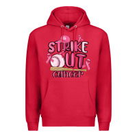 Cardinal strike out cancer baseball Premium Hoodie - MaliasSmallBusiness