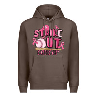 Coffee strike out cancer baseball Premium Hoodie - MaliasSmallBusiness