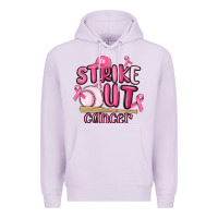 Lilac strike out cancer baseball Premium Hoodie - MaliasSmallBusiness
