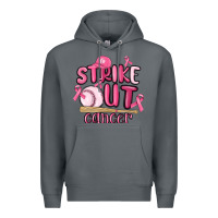 Rock strike out cancer baseball Premium Hoodie - MaliasSmallBusiness