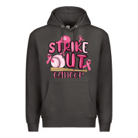 Smoke strike out cancer baseball Premium Hoodie - MaliasSmallBusiness