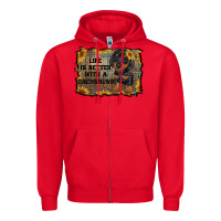 Red life is better with a dachshund Zipper Hoodie - RanaPortraitStore