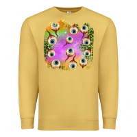 Antique Gold eyes leopard halloween patch Premium Sweatshirt - BundleAndBundleShop