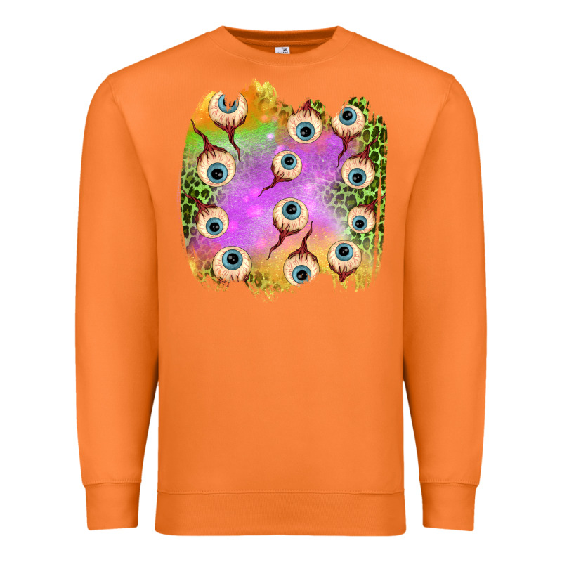 Eyes Leopard Halloween Patch Premium Sweatshirt by BundleAndBundleShop | Teevron