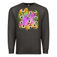 Smoke eyes leopard halloween patch Premium Sweatshirt - BundleAndBundleShop