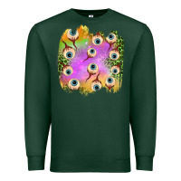 Sports Green eyes leopard halloween patch Premium Sweatshirt - BundleAndBundleShop