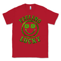 Red feeling lucky with leopard Classic Tee - RanaPortraitStore