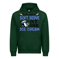 Forest Green if you want a soft serve get some ice cream Urban Hoodie - MaliasSmallBusiness