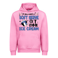 Fuchsia Pink if you want a soft serve get some ice cream Urban Hoodie - MaliasSmallBusiness