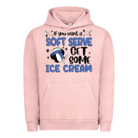 Pigment Salmon if you want a soft serve get some ice cream Urban Hoodie - MaliasSmallBusiness