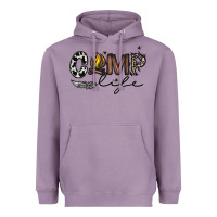 Lavender camp life Heavyweight Hoodie - CowhideDigitalArt
