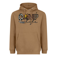 Toasted Coconut camp life Heavyweight Hoodie - CowhideDigitalArt