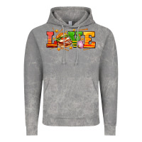 Cloud Rock love with hamburger Vintage Hoodie - AdoDesignShop