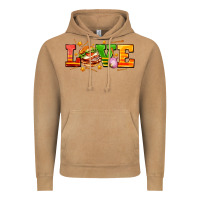 Vintage Camel love with hamburger Vintage Hoodie - AdoDesignShop