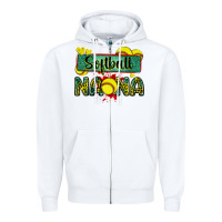 White softball nana with leopard Zipper Hoodie - Zillion Design Studio