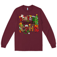 Burgundy santa's favorite cpht Long Sleeve Tee - Zillion Design Studio