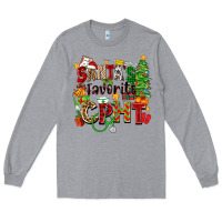 Heather Grey santa's favorite cpht Long Sleeve Tee - Zillion Design Studio