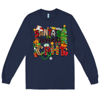 Navy santa's favorite cpht Long Sleeve Tee - Zillion Design Studio