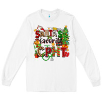 White santa's favorite cpht Long Sleeve Tee - Zillion Design Studio