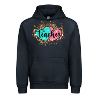 Navy heart teacher Urban Hoodie - MaliasSmallBusiness