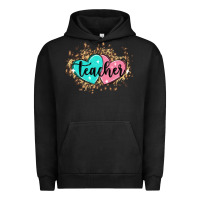 Pigment Black heart teacher Urban Hoodie - MaliasSmallBusiness