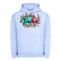 Pigment Grape Ice heart teacher Urban Hoodie - MaliasSmallBusiness