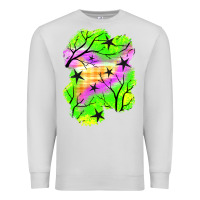 Dove Grey star halloween patch Premium Sweatshirt - BundleAndBundleShop