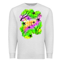 Oatmeal Heather star halloween patch Premium Sweatshirt - BundleAndBundleShop