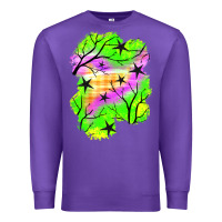 Purple star halloween patch Premium Sweatshirt - BundleAndBundleShop