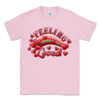 Bubblegum Pink feeling loved valentine's day Classic Tee - RanaPortraitStore