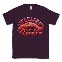 Plum feeling loved valentine's day Classic Tee - RanaPortraitStore
