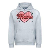 Heather Grey mama valentines Urban Hoodie - MaliasSmallBusiness
