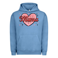 Pigment Pebble Blue mama valentines Urban Hoodie - MaliasSmallBusiness