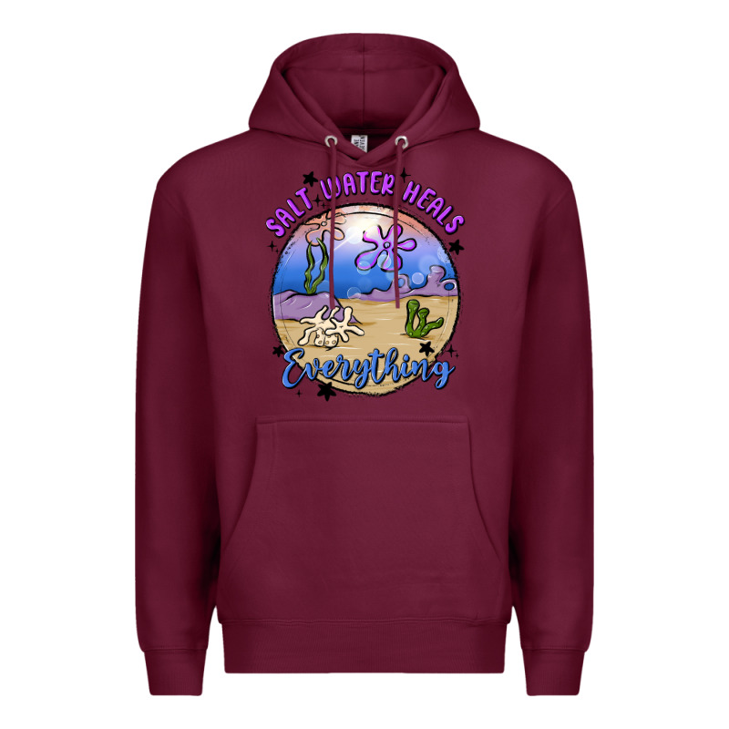 Salt Water Heals Everything Premium Hoodie by MaliasSmallBusiness | Teevron