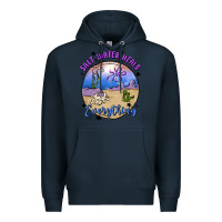 Navy salt water heals everything Premium Hoodie - MaliasSmallBusiness
