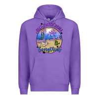 Purple salt water heals everything Premium Hoodie - MaliasSmallBusiness