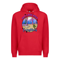 Red salt water heals everything Premium Hoodie - MaliasSmallBusiness