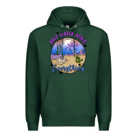 Sports Green salt water heals everything Premium Hoodie - MaliasSmallBusiness
