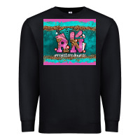 Black rn registered  nurse Premium Sweatshirt - AdoDesignShop