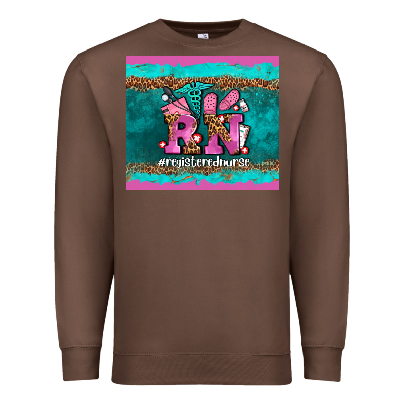 Rn Registered  Nurse Premium Sweatshirt by AdoDesignShop | Teevron