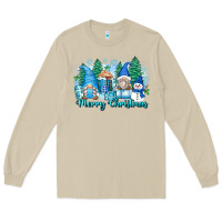 Mushroom merry christmas snowman gnomes Long Sleeve Tee - Zillion Design Studio