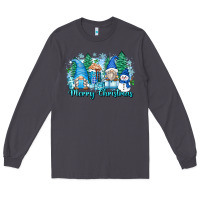 Smoke merry christmas snowman gnomes Long Sleeve Tee - Zillion Design Studio